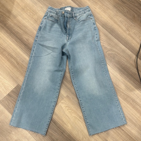 Good American Denim - Good American Good Waist Palazzo Crop. NWOT.